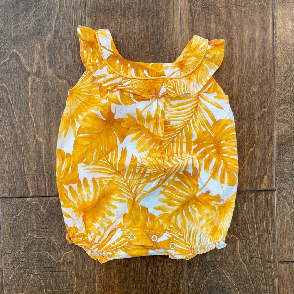 Janie and Jack Palm Romper